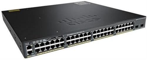 Cisco WS-C2960X-48FPS-L 48 Port PoE+ 2960X Gigabit Switch (Renewed)