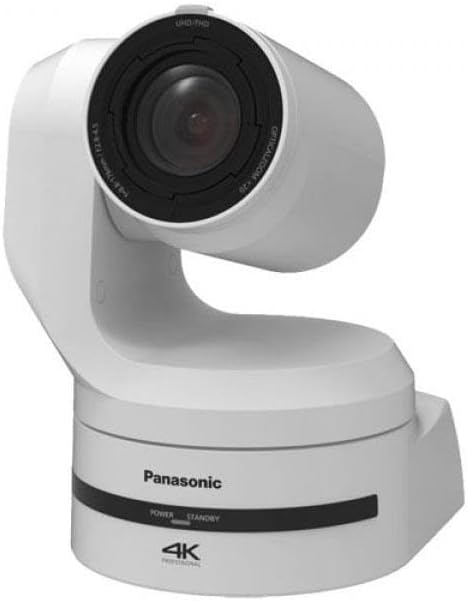 Panasonic AW-UE150 4K UltraHD Professional 20x PTZ Camera, White