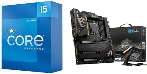 Intel Core i5-12600K Desktop Processor + MSI MEG Z690 ACE Gaming Motherboard