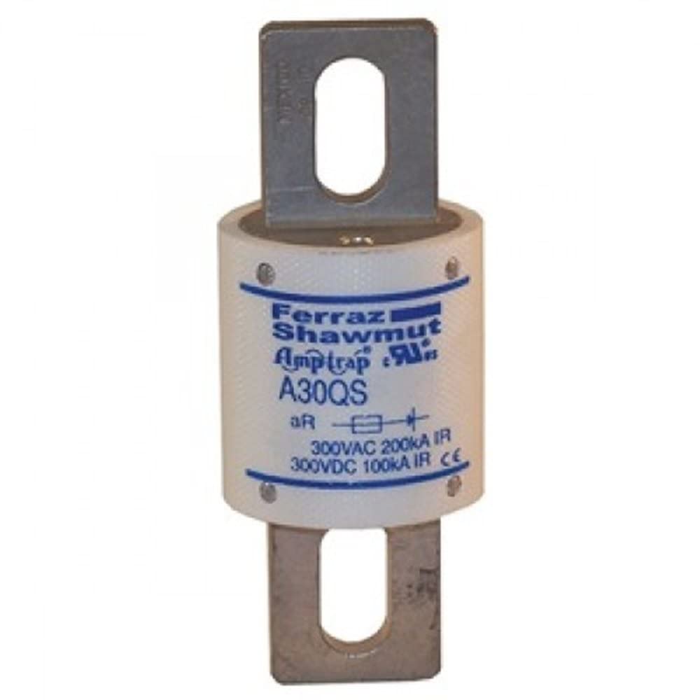 Mersen A30QS450-4 Amp-Trap Semiconductor Protection Fuse, 300VAC/DC, 200kA AC/100kA DC, 450 Ampere, 1.22″ Diameter x 3.13″ Length