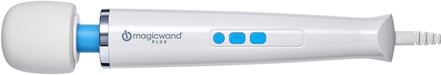 Authentic Hitachi Magic Wand Massager Plus HV-265 Vibrator, Plug-in (NOT Cordless) Hitachi Wand with 4 Variable Speeds. Free IntimateNeed® Active Pleasure Personal Accessory Included.