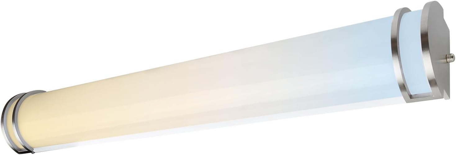 Sunlite 81493 48-Inch Linear LED Bar Vanity Fixture, Power Selectable 28W/35W/40W, 100-277V, 4048 Lumens, Color Selectable 30K/40K/50K, 90 CRI, Dimmable, ETL Listed, Energy Star, Title-24 Compliant