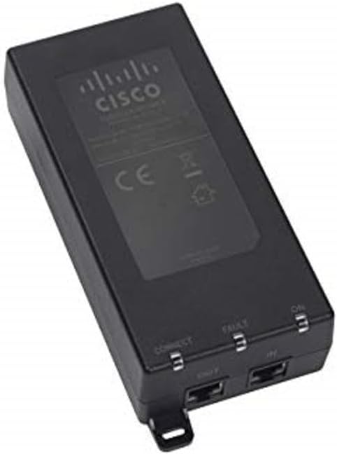 Cisco Aironet Power Over Ethernet Injector Provides up to 30W, 90-Day Limited Liability Warranty (AIR-PWRINJ6=)