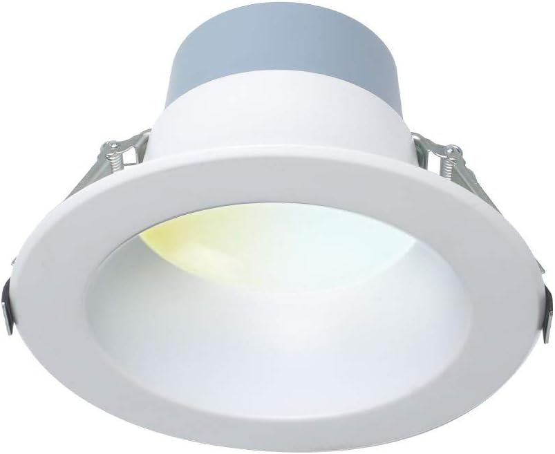 Euri Lighting DLC8C-24W203swej, 8” Commercial Downlight 120-277v, CCT (27/3/35/4/5) & Watt (10/15/24) Tunable, 0-10V DIM, 90+ CRI, Wet Rated IC-Rated, UL, T24, JA8, Energy Star, 3YR, 50K HR WTY