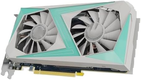 Nvidea GeForce RTX 2060 Super 8GB GDDR6 Graphics Card as Fast as RTX 3060 Core 1470 MHz CUDA 2176; Memory1750 MHz 256 bit PCI Express 3.0 HDMI 3X DP, Aqua and White