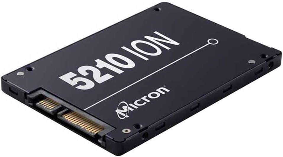 Micron 5210 Ion SSD | MTFDDAK7T6QDE | 7.68TB | Qlc | SATA 6GB/S | 2.5-Inch Enterprise Solid State Drive