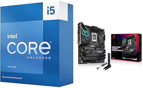 Intel Core i5-13600KF Desktop Processor + ASUS ROG Strix Z790-F Gaming WiFi II Motherboard