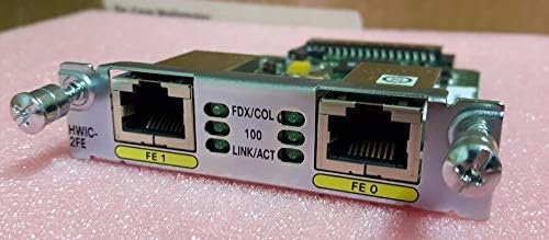 Cisco HWIC-2FE= HWIC 2 Port 10 100Mbps Routed (Renewed)