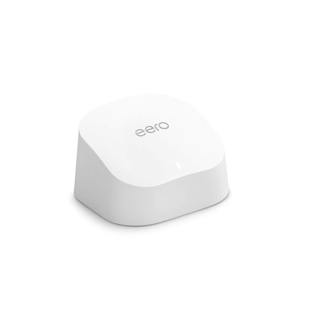 Certified Refurbished Amazon eero 6 mesh wifi extender – Expands existing eero network, 1-pack