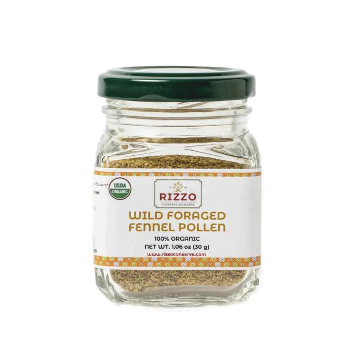 Wild Sicilian Foraged Fennel Pollen, USDA Organic, 1.06 oz (30 g)