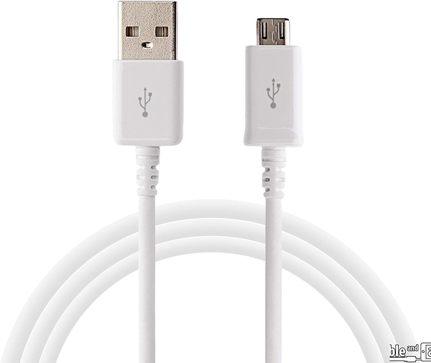 Full Power 5A Charging MicroUSB Works with Celkon AR 45 2.0 Data Cable’s Dual Chipset Charges at Rapid Speeds Easily! (White)