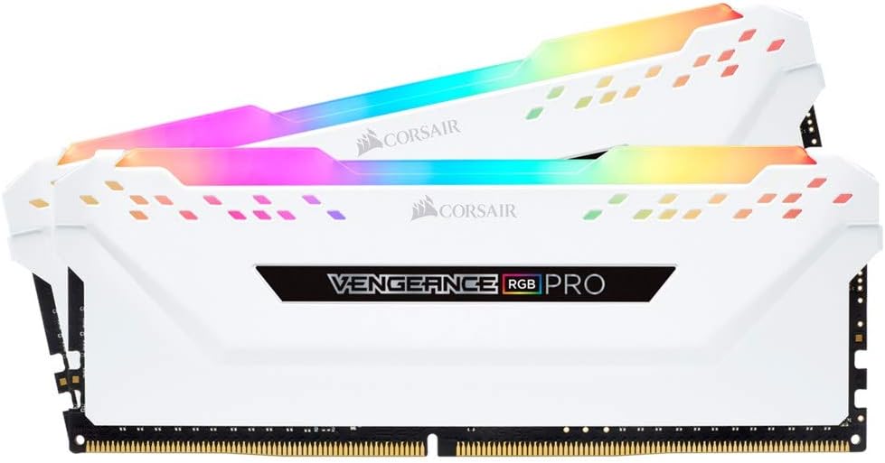 Corsair Vengeance RGB Pro 16GB (2x8GB) DDR4 3600 (PC4-28800) C18 Desktop memory – White