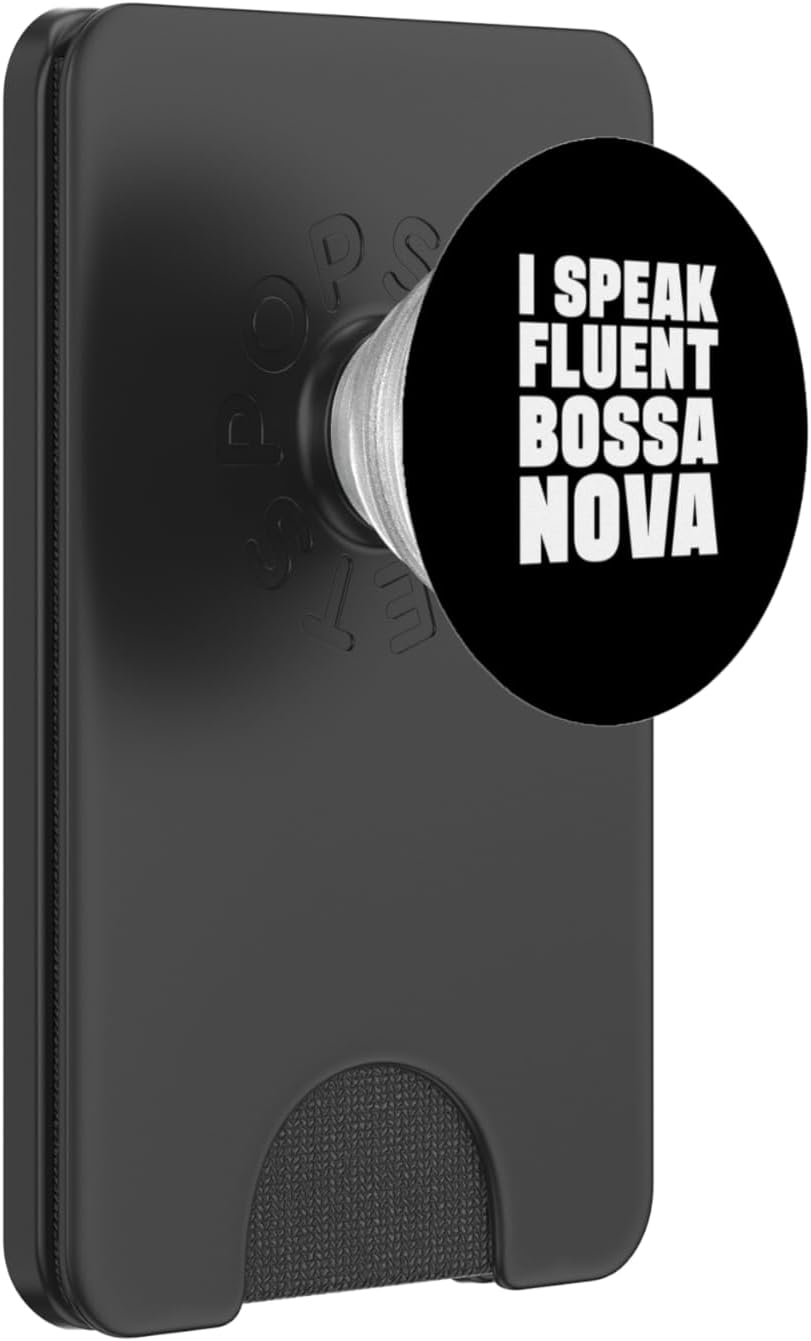 I Speak Fluent Bossa Nova Samba Latin Music Jazz Musician PopSockets PopWallet for MagSafe