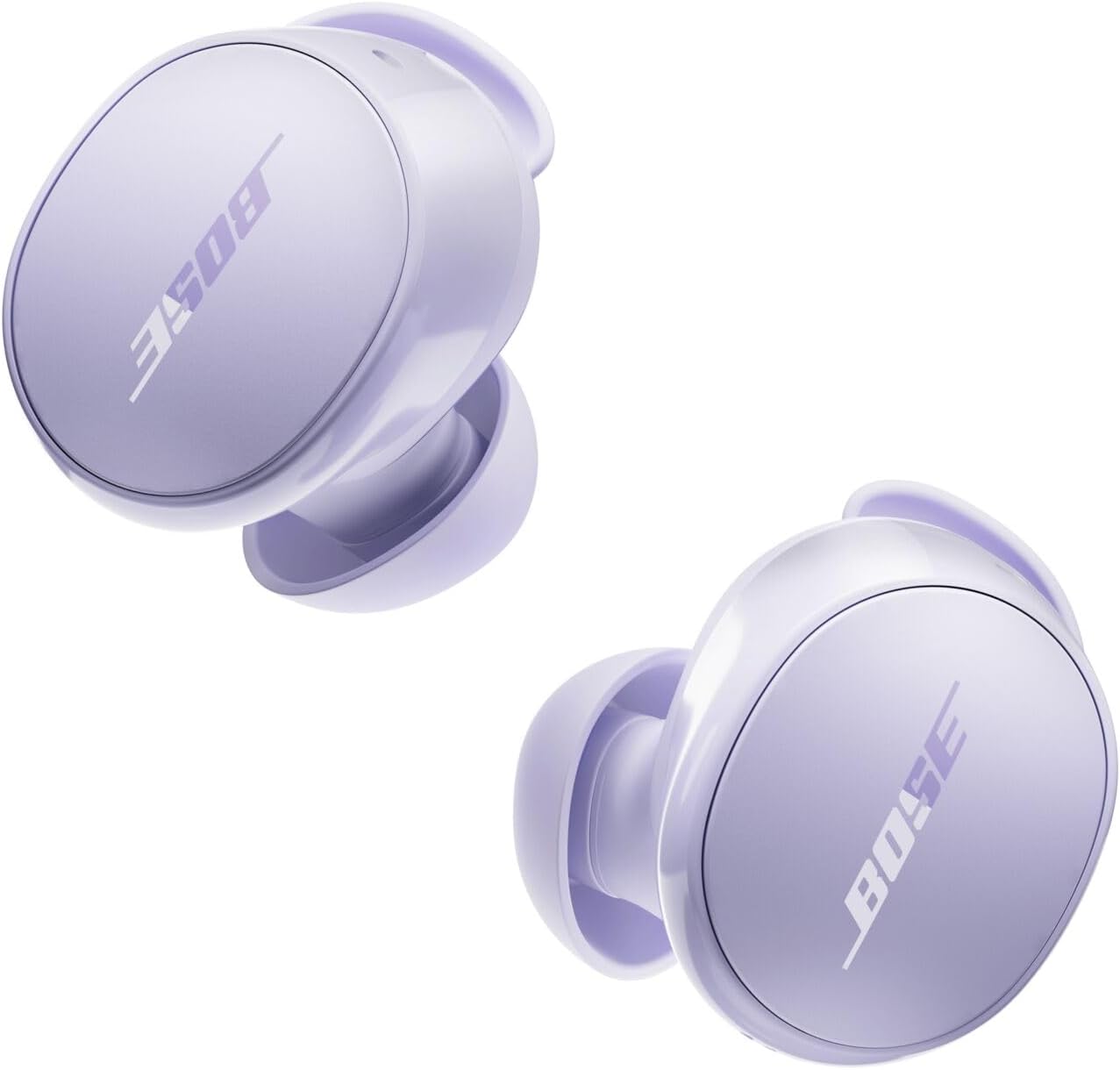 Bose New QuietComfort Wireless Noise Cancelling Earbuds, Lifestyle Bluetooth Earbuds with Active Noise Cancellation, Up to 8.5 Hours of Battery Life, Chilled Lilac