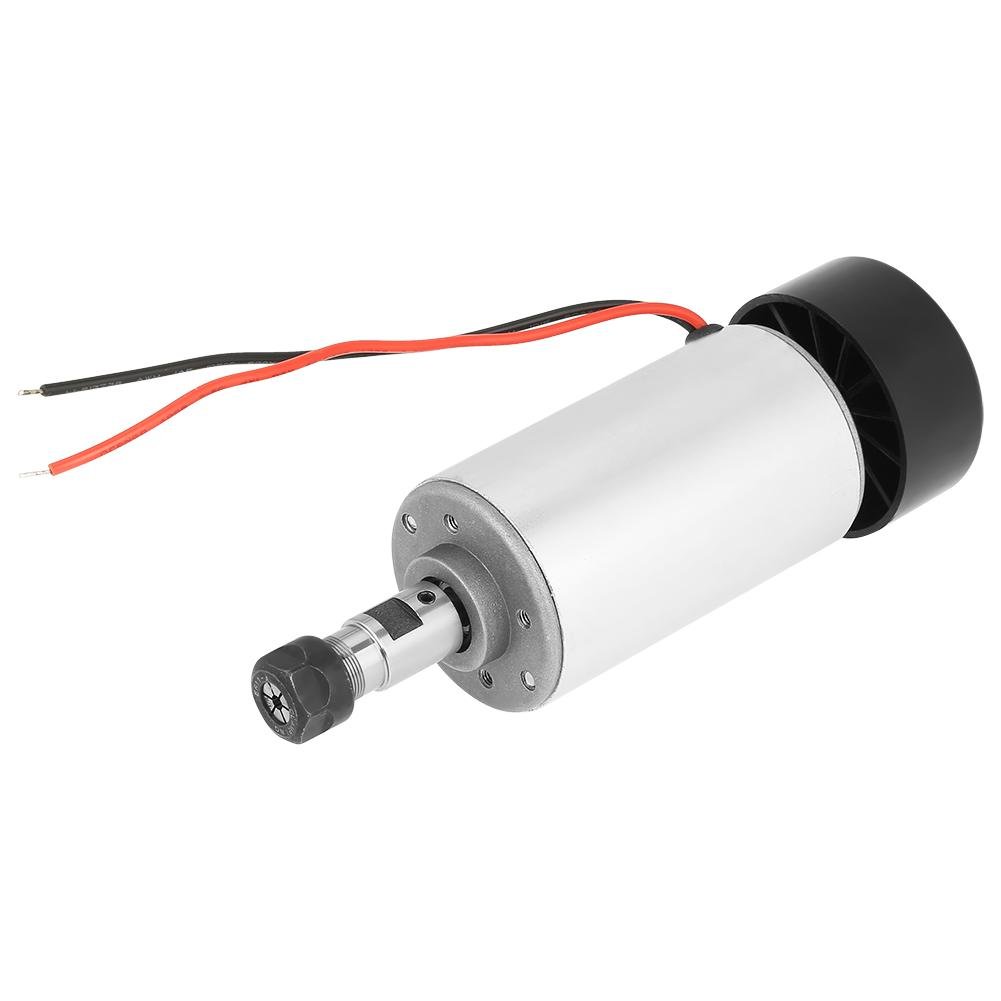 ER11 Spindle Motor,DC48V 300W 12000 RPM Brushless Spindle Motor,CNC Spindle Motor,52mm Clamps,Air Cooled Motor,DIY Engraver Accessories