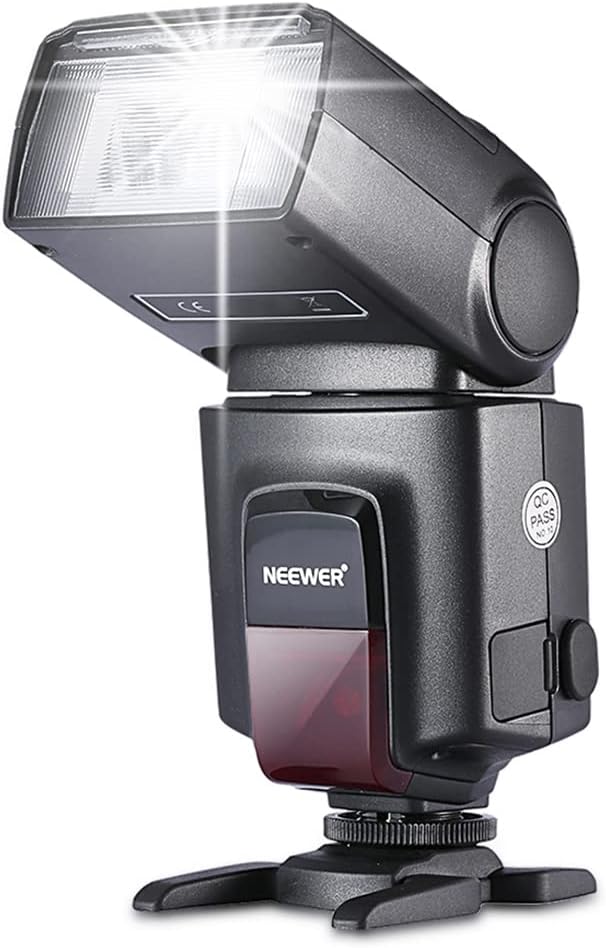 Neewer TT560 Flash Speedlite for Canon Sony Nikon Panasonic Olympus Pentax and Other DSLR Cameras, Digital Camera Speedlight with Standard Hot Shoe