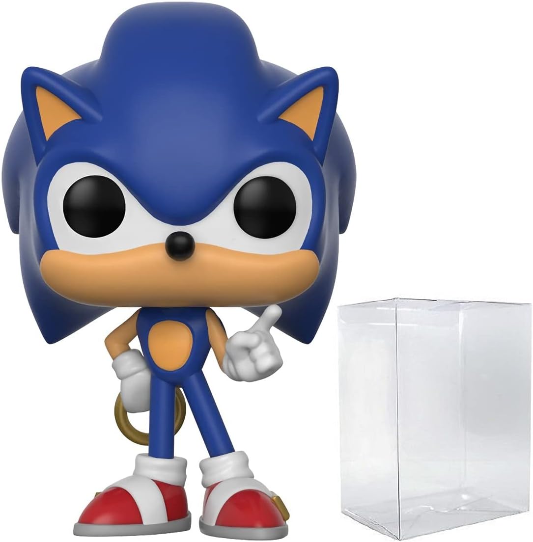 POP Funko Games: Sonic The Hedgehog – Sonic with Ring Vinyl Figure