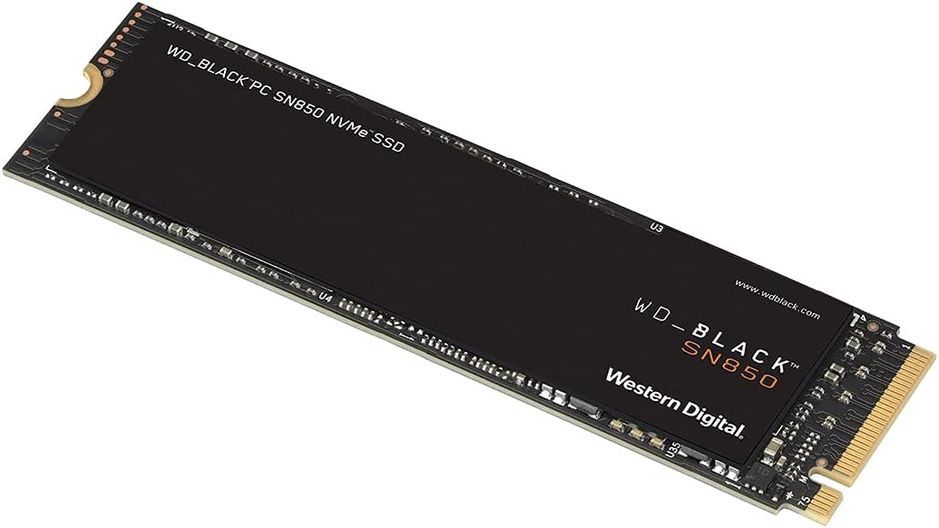 WD_BLACK 2TB SN850 NVMe Internal Gaming SSD Solid State Drive – Gen4 PCIe, M.2 2280, 3D NAND, Up to 7,000 MB/s – WDS200T1X0E