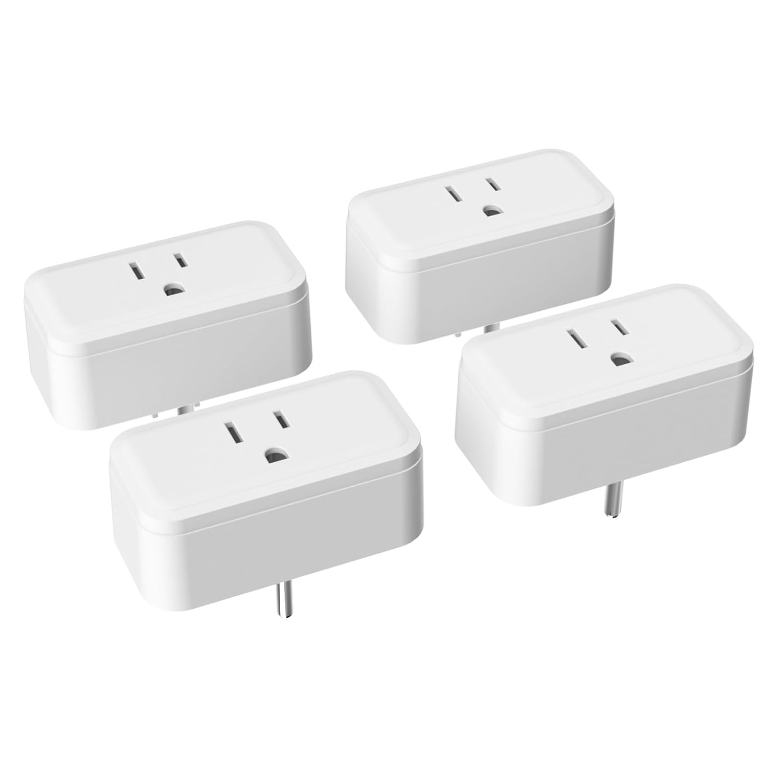 SONOFF S40 Smart Plug with Energy Monitoring 15A, WiFi Smart Outlets That Work with Alexa, Google Home & IFTTT, Smart Plug with Remote, ETL Certified, NO Hub Required, 2.4G WiFi Only(4-Pack)