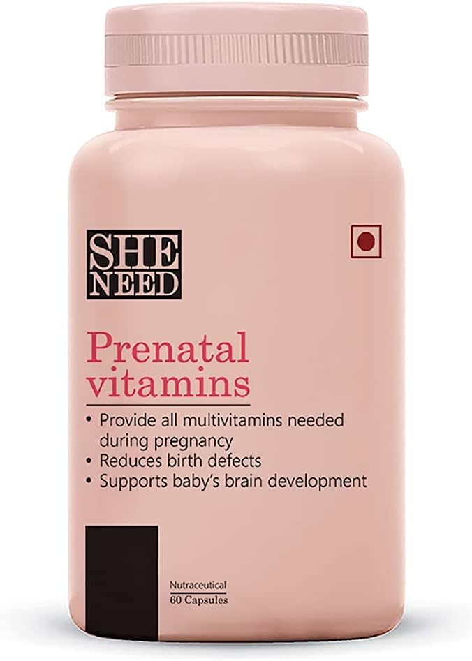 Prenatal Supplement for Women- Multivitamin for Pregnancy with DHA- Reduces Birth Defects, Supports Baby’s Brain Development, Provides All Nutrients Tablets – 60 Count