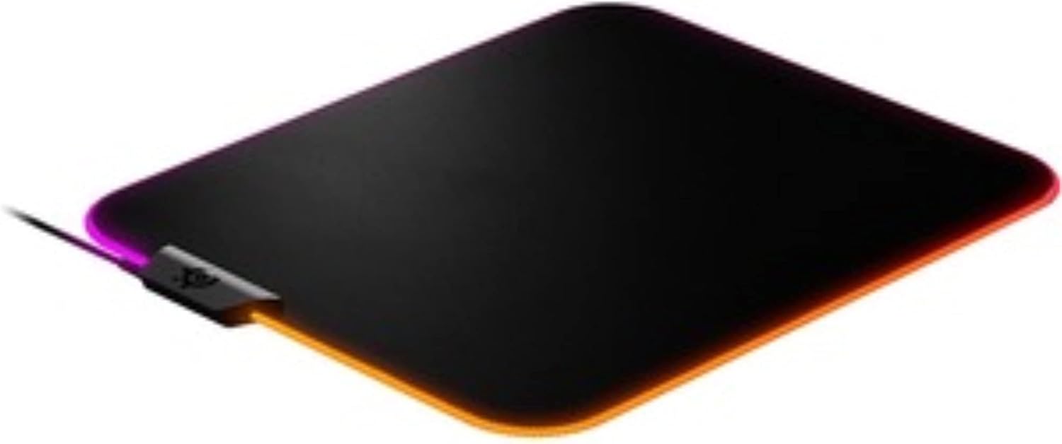 SteelSeries QcK Gaming Mouse Pad – XL RGB Prism Cloth – Sized to Cover Desks