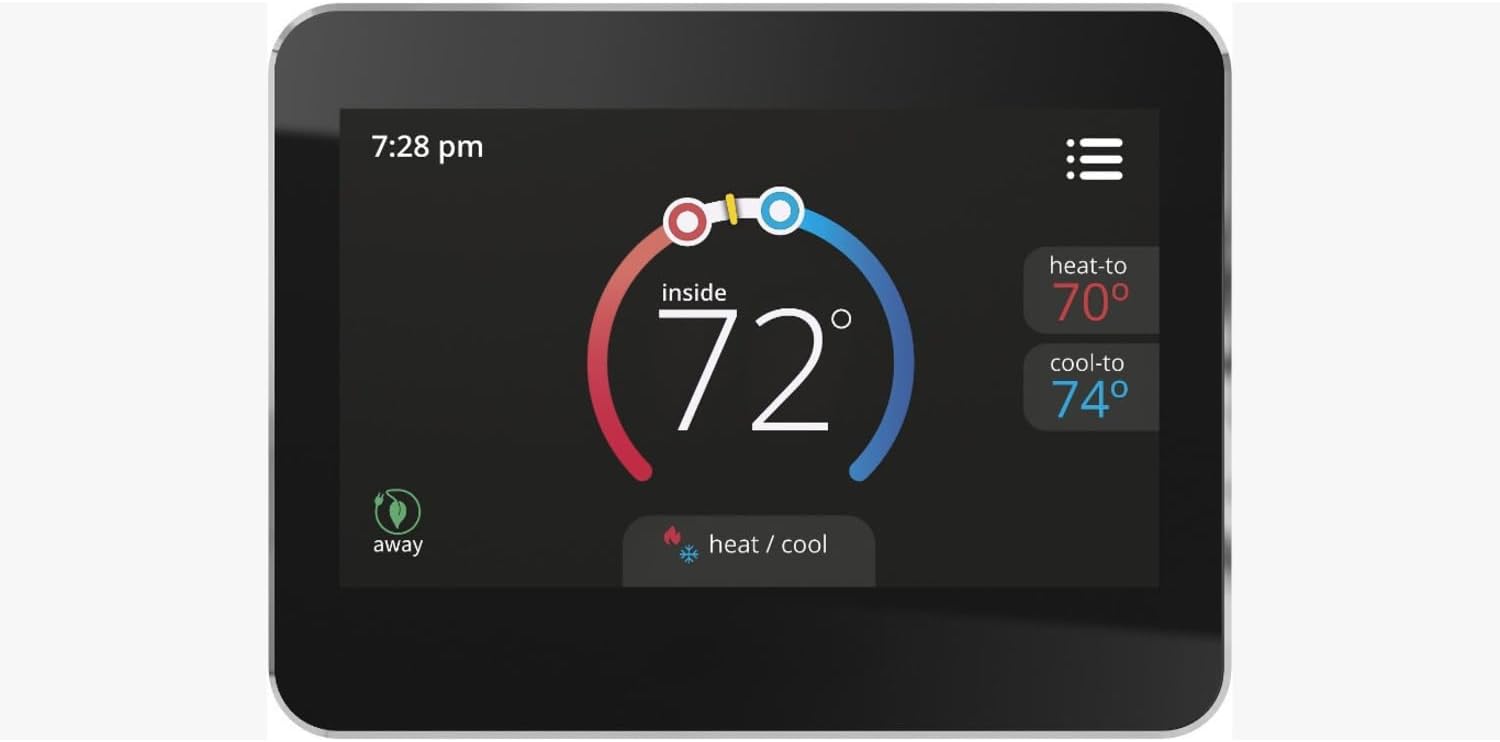 Lennox 13H14, CS7500, 7-Day Touchscreen Programmable Universal 4 Heat/2 Cool Thermostat, Non-Wi-Fi, Non-Remote, Non-Returnable Factory Warranty