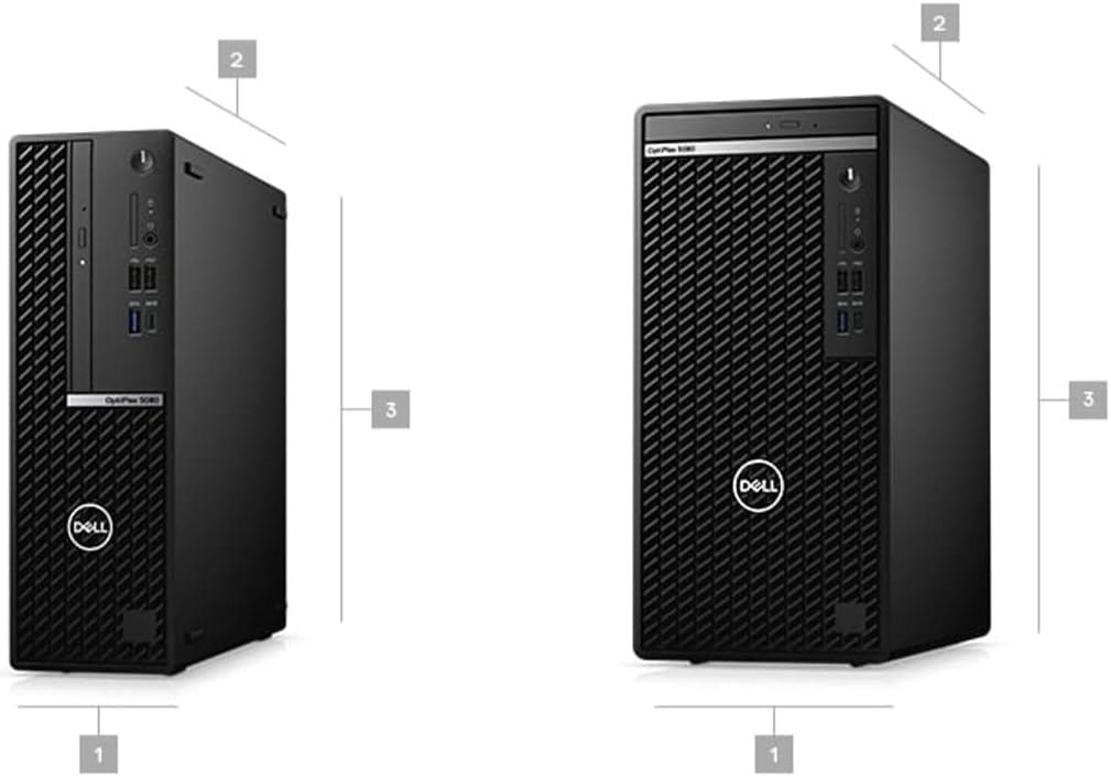 Dell Optiplex 5080 SFF Small Form Factor Desktop | Core i5-10500 – 512GB SSD Hard Drive – 16GB RAM | 6 cores @ 4.5 GHz Win 10 Pro Black (Renewed)