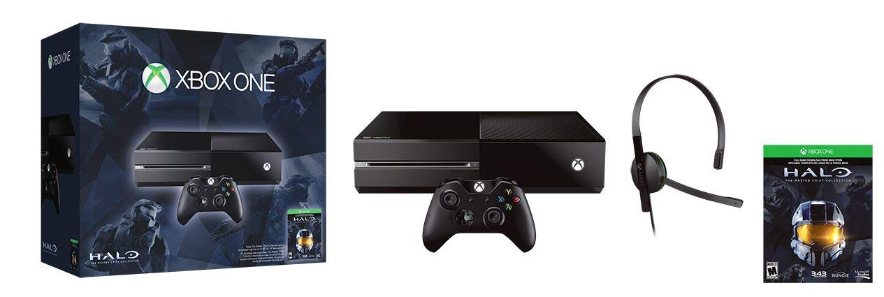 Xbox One 500GB Console – Halo: The Master Chief Collection Bundle (Renewed)