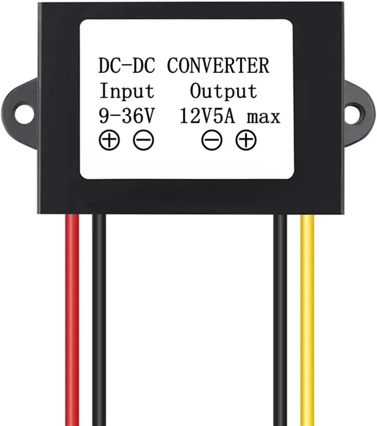 DC 9V-36V to 12V 5A Boost Converter Step Down/Up Regulator Voltage Converter Regulated Power Supply for Golf Cart Club Car