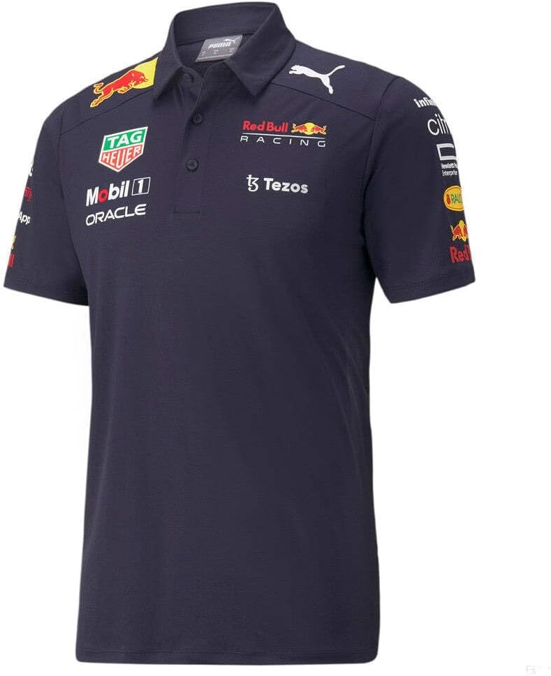 Red Bull Puma Racing – Official Formula 1 Merchandise – 2022 Team Polo – Men