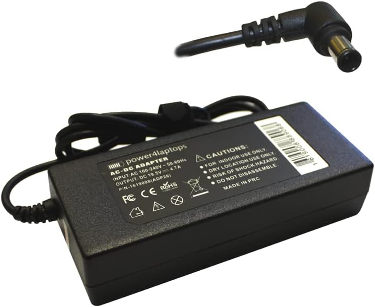 AC Adapter Laptop Charger Power Supply Compatible with Sony Vaio SVF15A18CXB