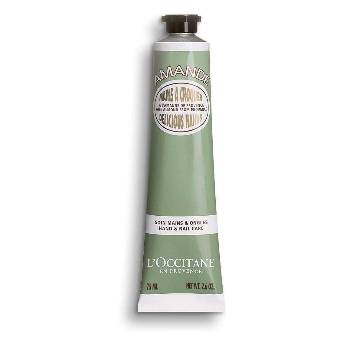 L’Occitane Almond Delicious Hand & Nail Cream: Soften hands & Cuticles with Irresistible Almond Scent, Moisturizing, Infused With Almond Oil, 24-hour hydration