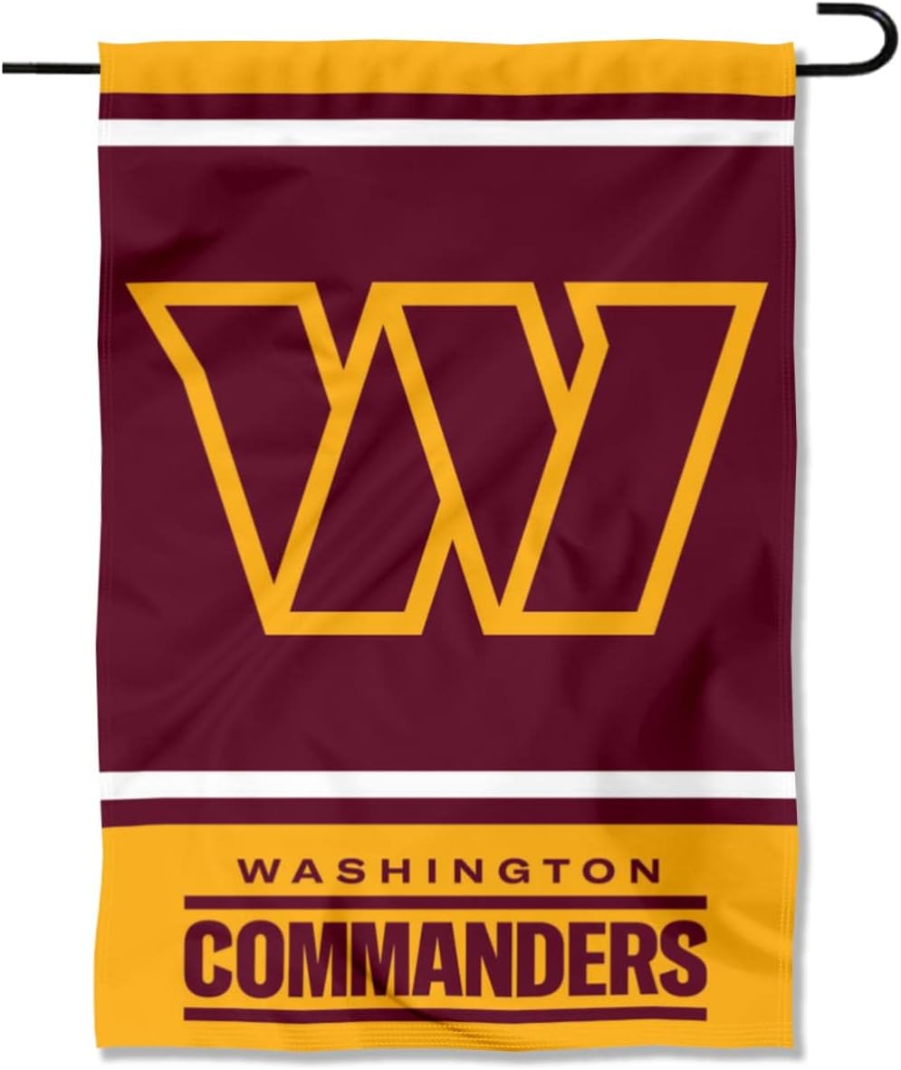 WinCraft Washington Commanders Garden Flag Double Sided Banner