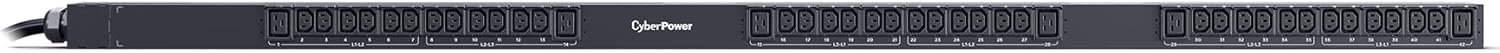 CyberPower PDU13103 Basic 3-Phase PDU, 200-240V, 20A (Derated to 16A), 42 Outlets, 0U Rackmount