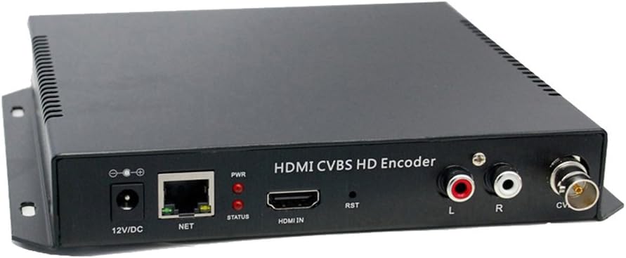 iseevy H.264 HDMI CVBS Encoder IPTV Video Encoder for IPTV, Live Stream, Broadcast Support RTMP RTSP UDP HTTP FLV HLS TS Protocols and Live Platforms