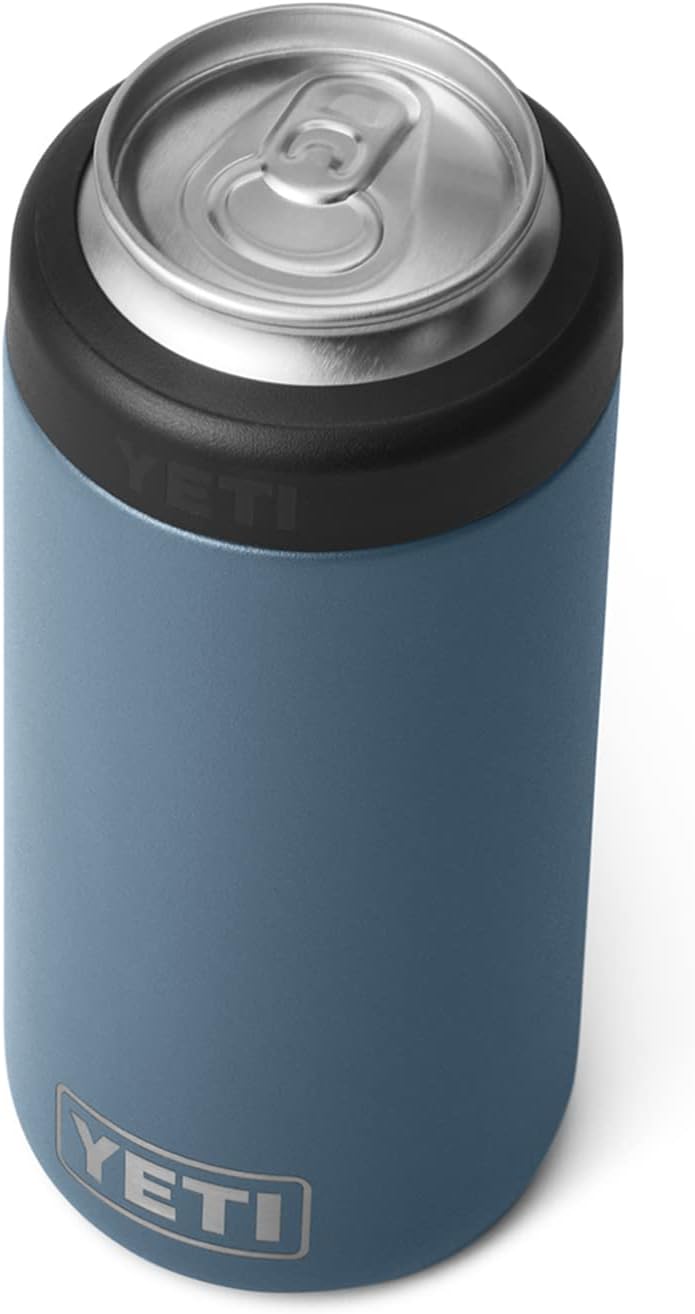 YETI Rambler 16 oz. Colster Tall Can Insulator for Tallboys & 16 oz. Cans, Nordic Blue