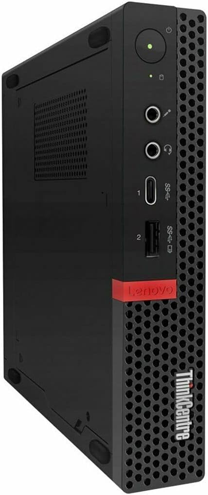 Lenovo ThinkCentre M920q Tiny Desktop,Intel 6 Core i5-8500T,16GB RAM,256GB NVME SSD,HDMI,DisplayPort,WiFi,Bluetooth,Wireless Keyboard Mouse,Windows 11 (Renewed)