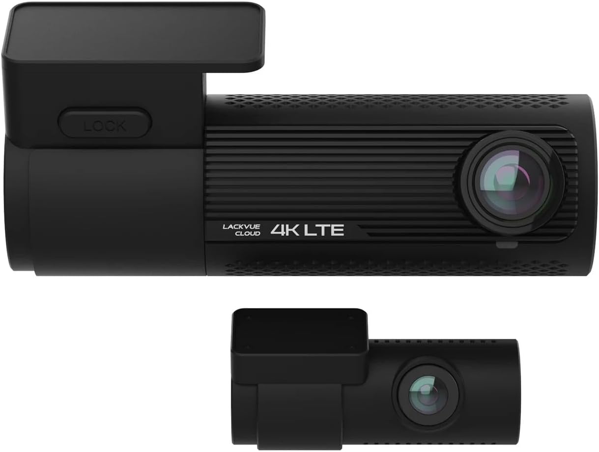 BlackVue DR970X-2CH LTE Plus (NA) 64GB | 2-Channel 4K Cloud Dashcam with Built-in LTE and SIM Reader, STARVIS 2 Sensor, Parking Mode, Auto Cloud Event Backup, WiFi, GPS, Up to 512GB | Made in Korea