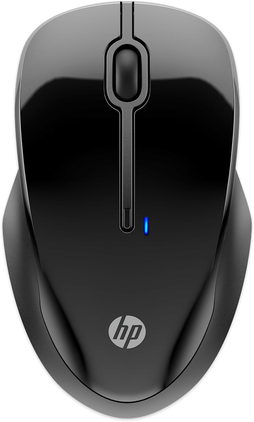 HP 250 Dual Mouse – for Computer or Laptop – Multi-OS & Device Compatibility, Dual-Mode 2.4 GHZ or Bluetooth Connectivity – Multi-Surface Technology – 1-Year Battery Life – Ambidextrous,Black