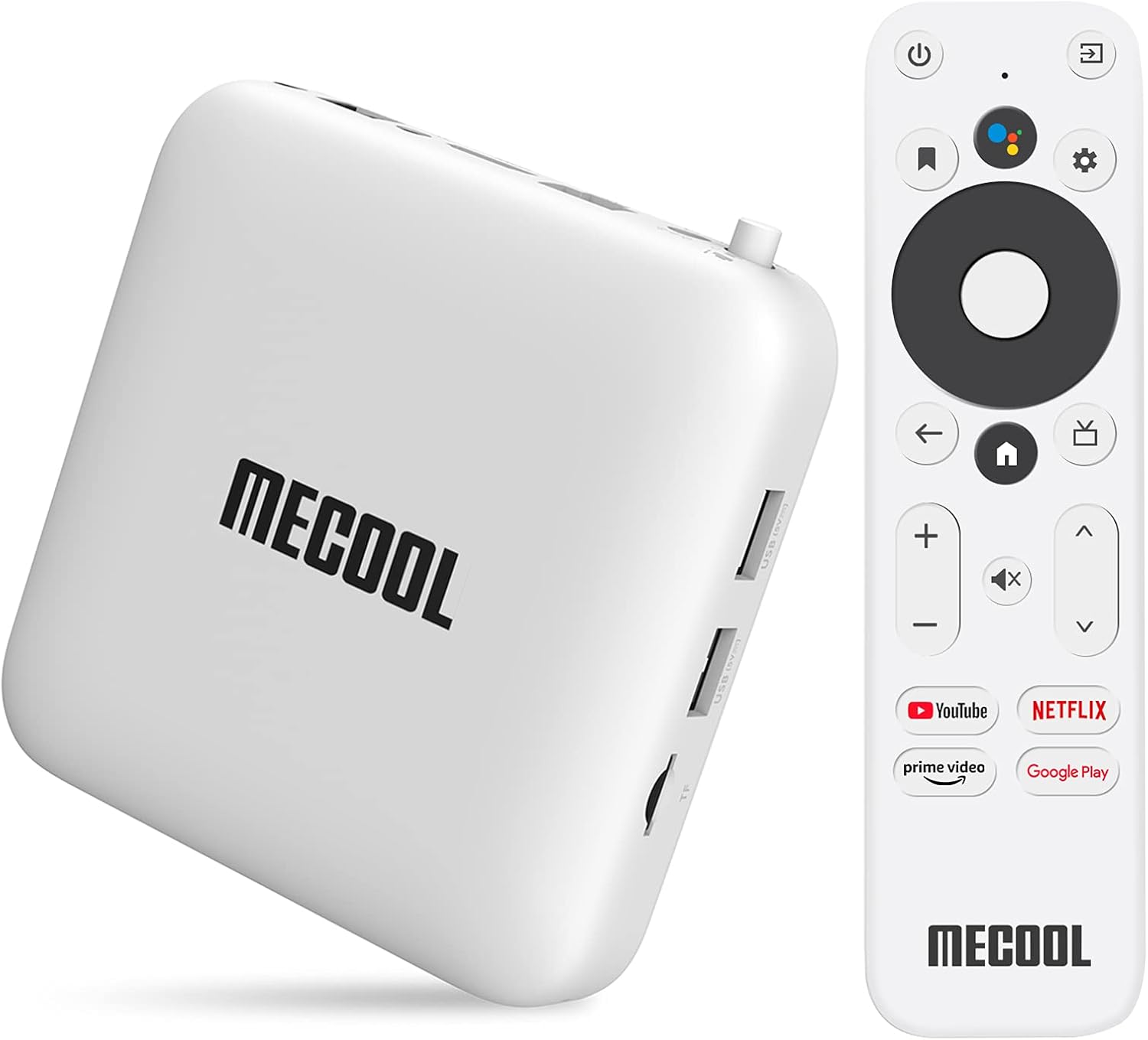 Android 10.0 TV Box, KM2 Smart TV Box Netflix Google Certified USB 3.0 Ultra 4K HDR 2GB 8GB Support 2.4G 5.0G WiFi BT 4.2 with Amlogic S905X2 Google Assistant Dolby Audio