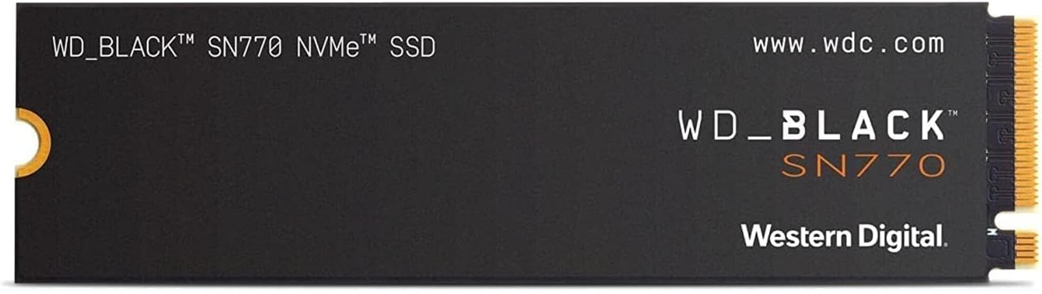 WD _BLACK SN770 2TB NVMe PCIe 4.0 x4 M.2 Internal Gaming SSD