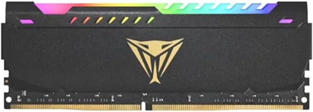 Patriot Viper Steel RGB DDR4 32GB (2 x 16GB) 3600MHz CL 19-19-19-43 UDIMM Low-Latency Gaming Memory Kits – PVSR432G360C8K