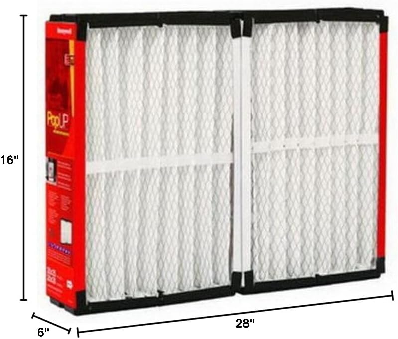 Honeywell – POPUP2400 POPUP Air Filter 16″ x 28″ x 6″ MERV 11 – 2 Pack