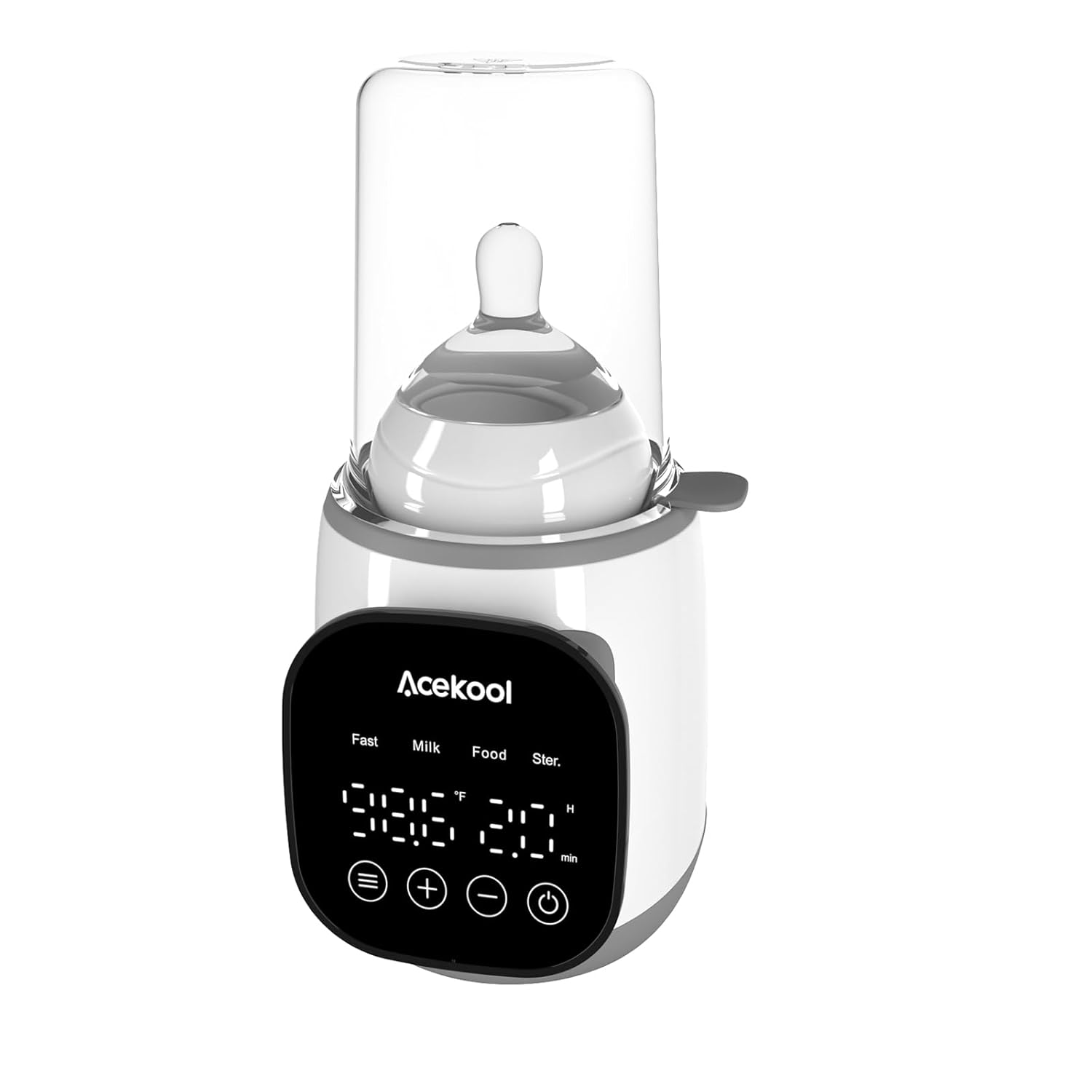 Bottle Warmer, Fast Baby Bottle Warmer for Breastmilk and Formula, with Timer and Accurate Temp Control, 7-in-1 Baby Milk Warmer BPA Free with LED Display, Bottle Warmers for All Bottles