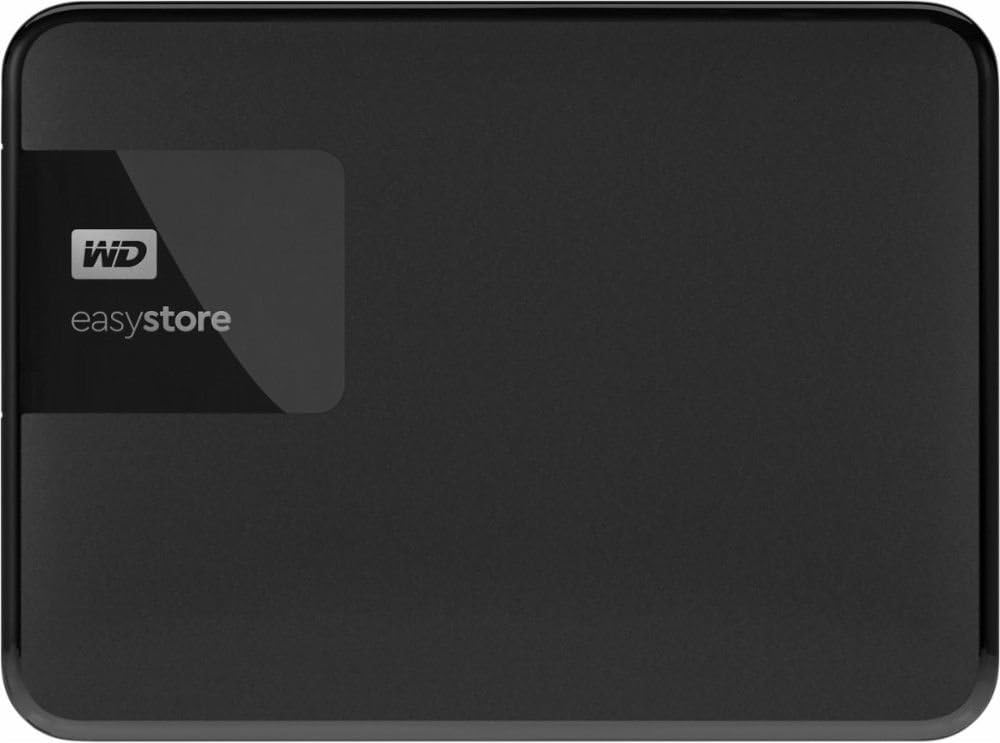 Western Digital WD Easystore 4TB External USB 3.0 Portable Hard Drive – Black WDBKUZ0040BBK-WESN