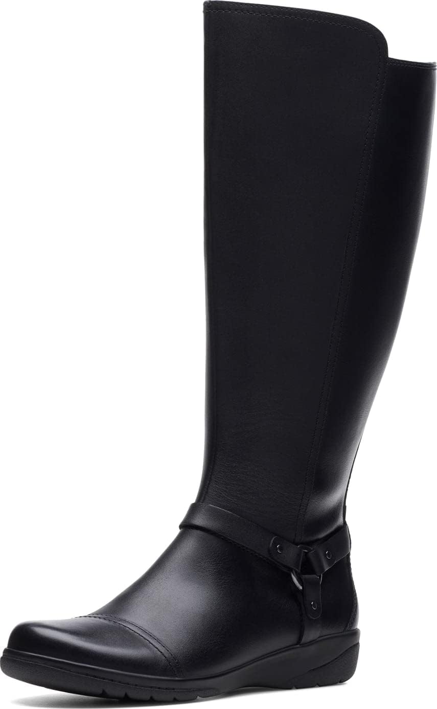 Clarks Women’s Cheyn Lindie Wide Calf Knee-High Boot