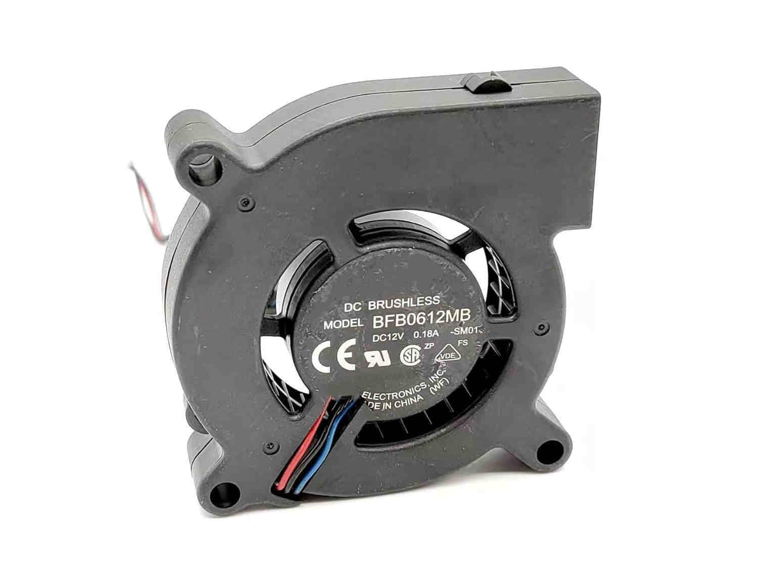 BFB0612MB DC12V 0.18A 60x60x15mm 3-Wire Turbo Centrifugal Fan