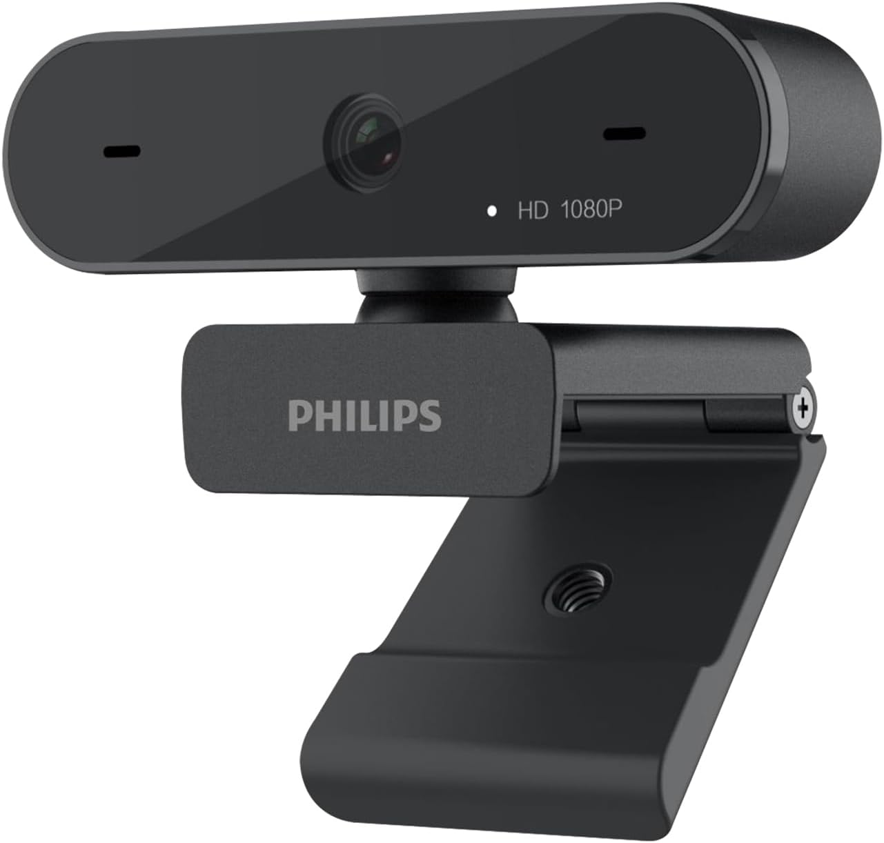 Philips Webcam with Microphone for PC Streaming – 1080P Web-Camera for Desktop, Light Correction, Web Cam with 2 Mics, USB Computer Camera for Gaming, Laptop/Mac/Zoom/YouTube/Video Calling/Office