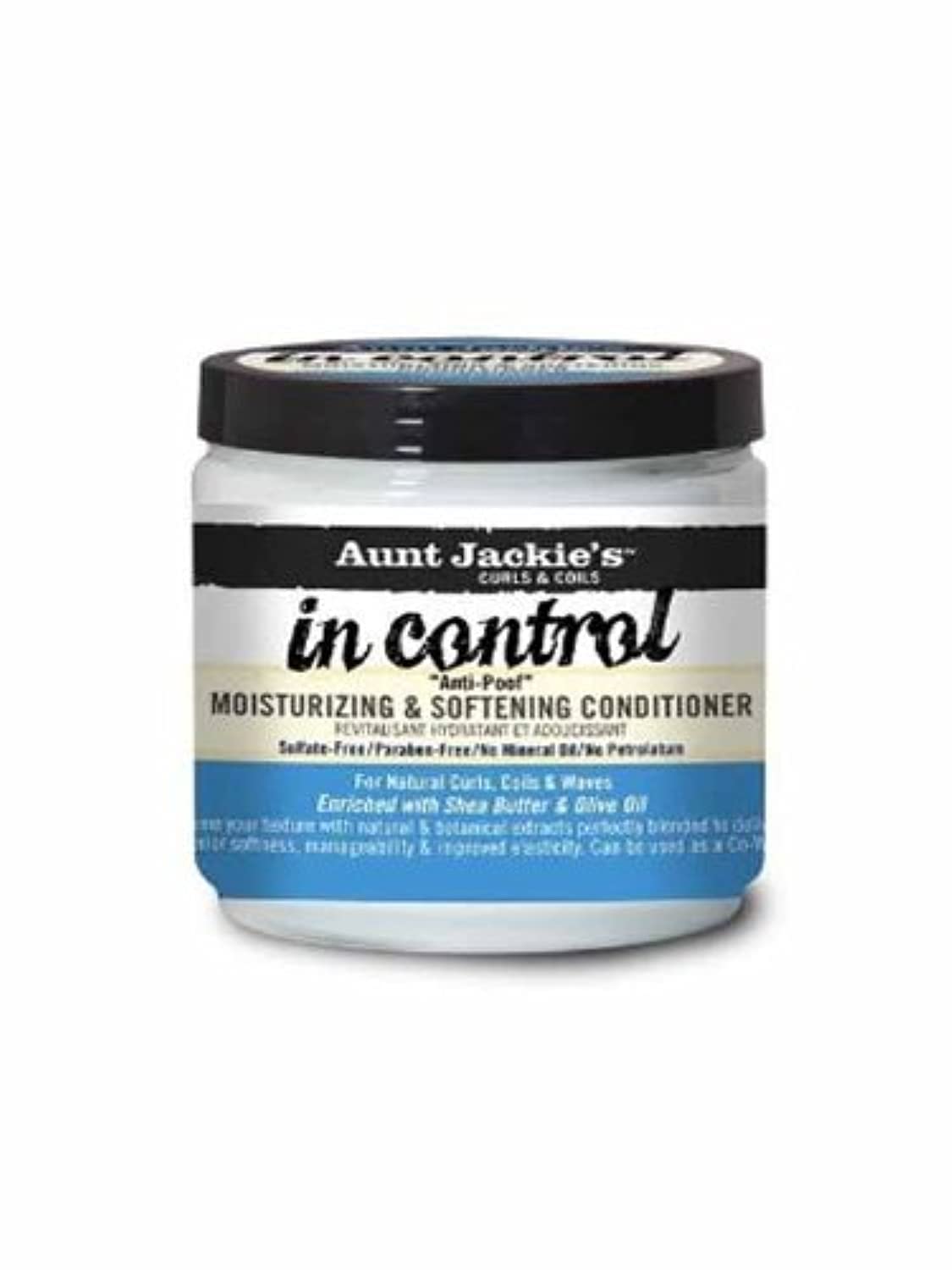 Aunt Jackie’s in control 9oz – Anti-Poof Moisturizing & Softening Conditioner