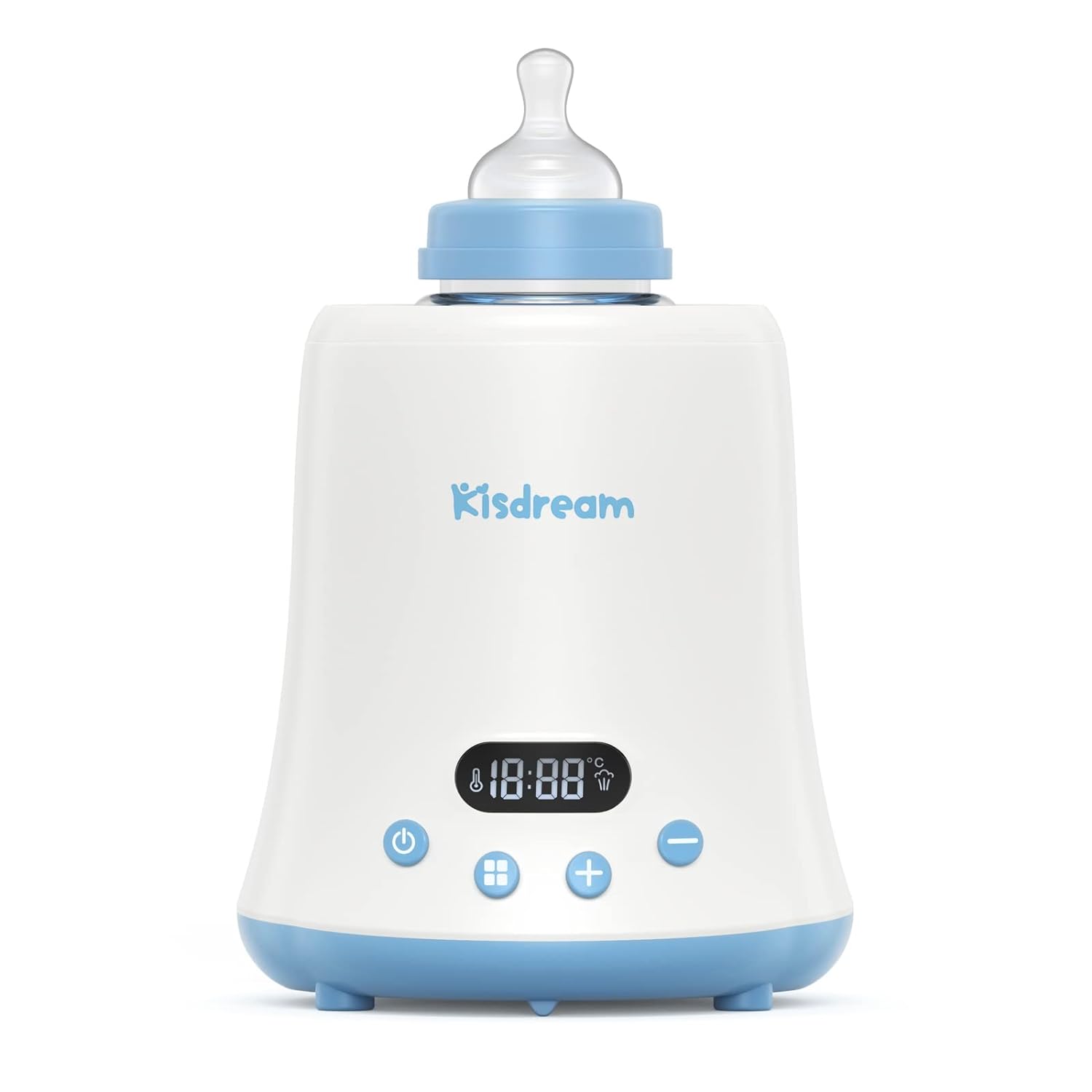 Bottle Warmer, Kisdream Baby Bottle Warmer for Breastmilk & Formula Fast Baby Milk Warmer Water Warmer with Timer, Accurate Temp Control, Defrost, Steri-lizing, Heat Baby Food – Breast Milk Warmer